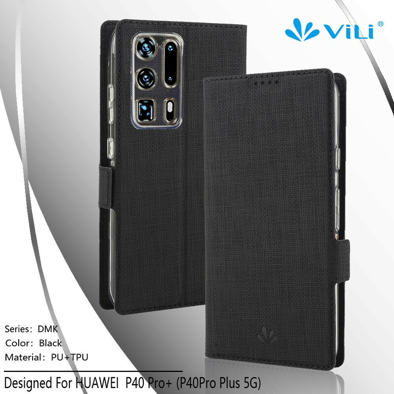 Flip Cover Huawei P40 Pro Plus texturerat VILI DMX