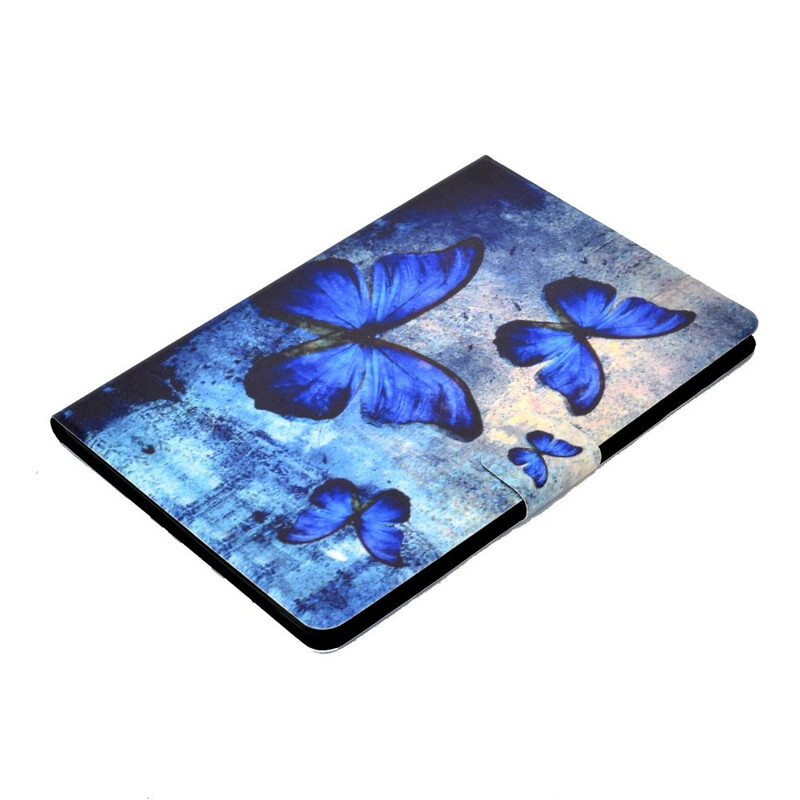 Fodral Huawei MediaPad T3 10 Blå fjärilar