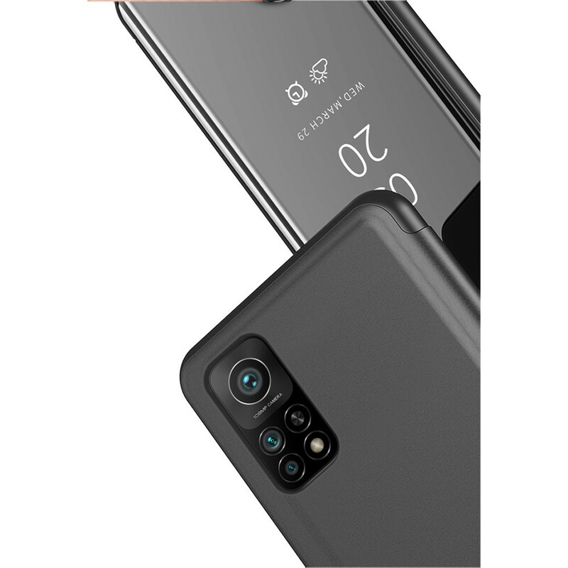 Visa skydd Xiaomi Mi 10T / 10T Pro Spegel och konstläder