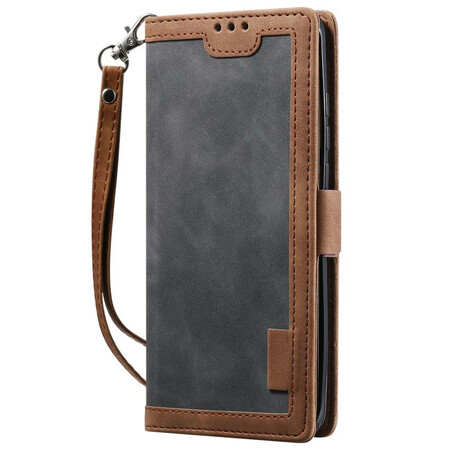 Xiaomi Mi 10 / 10 Pro fodral Tvåfärgat konstläder med förstärkta konturer