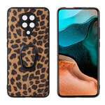 Xiaomi Poco F2 Pro fodral med leopardskinnseffekt