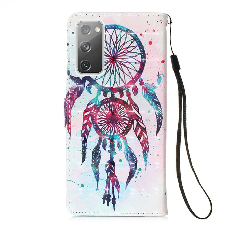 Samsung Galaxy S20 FE fodral för vattenfärg Dreamcatcher