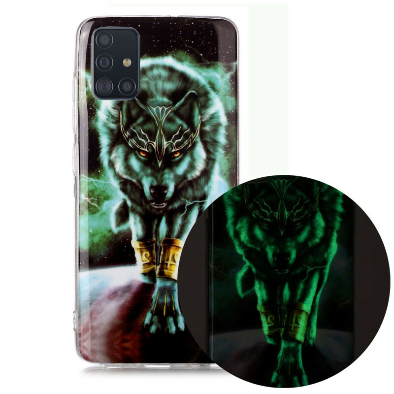 Samsung Galaxy A51 Wolf Series SkalFluorescent