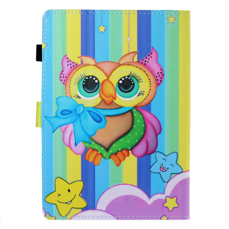 Samsung Galaxy Tab A 8.0 (2019) fodral Owl Multicolour