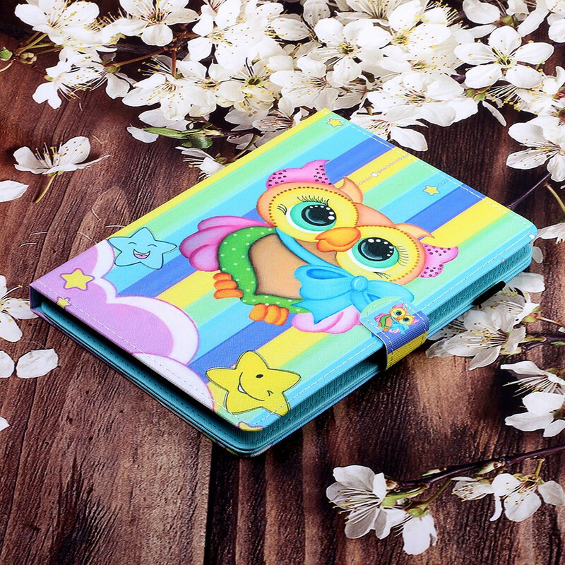 Samsung Galaxy Tab A 8.0 (2019) fodral Owl Multicolour