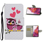 Samsung Galaxy S20 FE fodral Owl Family med band