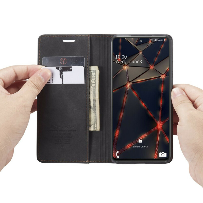 Flip Cover Samsung Galaxy S20 FE CASEME Lädermaterial Flip Cover Samsung Galaxy S20 FE CASEME Lädermaterial