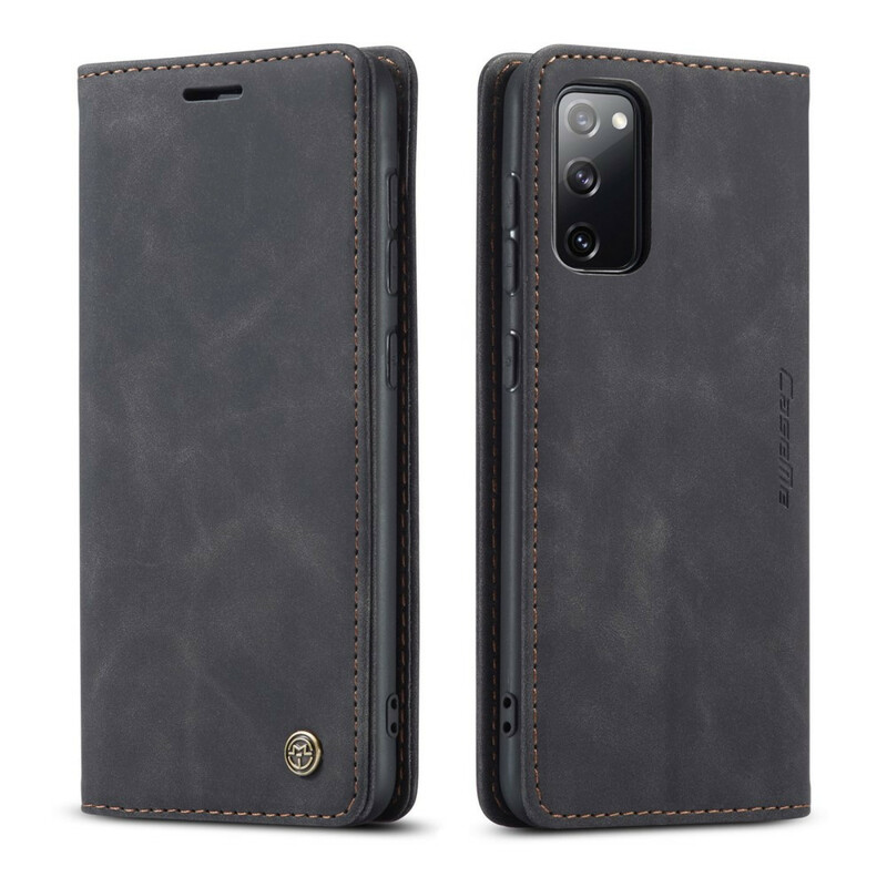 Flip Cover Samsung Galaxy S20 FE CASEME Lädermaterial Flip Cover Samsung Galaxy S20 FE CASEME Lädermaterial