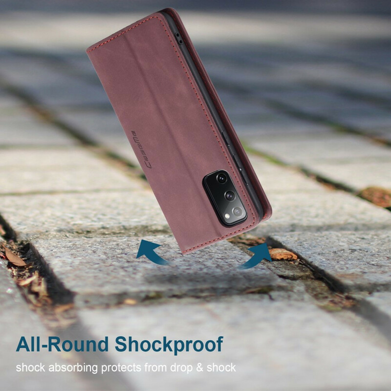 Flip Cover Samsung Galaxy S20 FE CASEME Lädermaterial Flip Cover Samsung Galaxy S20 FE CASEME Lädermaterial