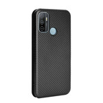 Flip Cover Oppo A53 silikon kolfiber färgad
