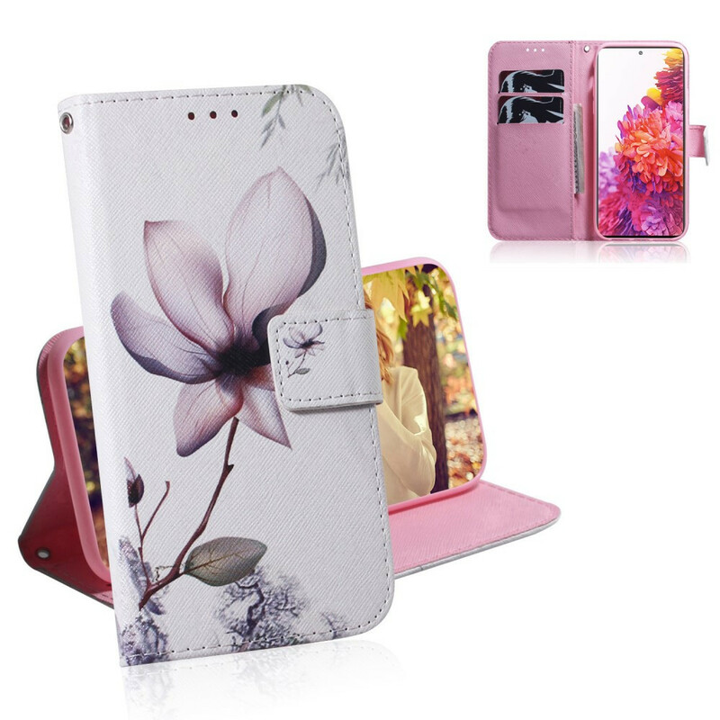 Samsung Galaxy S20 fodral FE Flower Old Pink