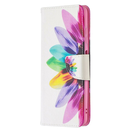 Xiaomi Poco X3-fodral med akvarellblomma