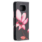 Xiaomi Poco X3 rosa blomma fodral