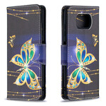 Xiaomi Poco X3 Magic Butterflies fodral