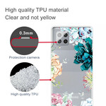 Samsung Galaxy A42 5G Clear Watercolour Flower Case
