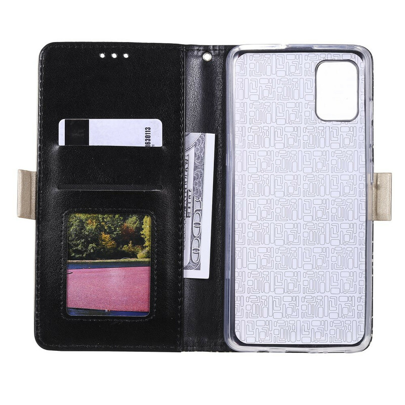 Samsung Galaxy A51 5G Lace plånboksfodral med band