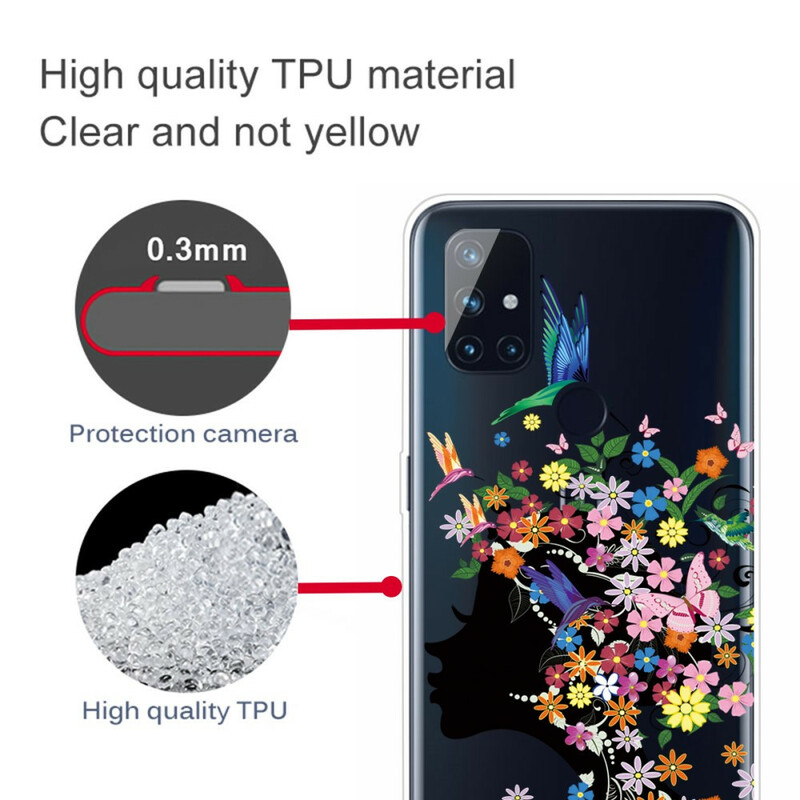 OnePlus NordN10 Cover Pretty Flowered Head