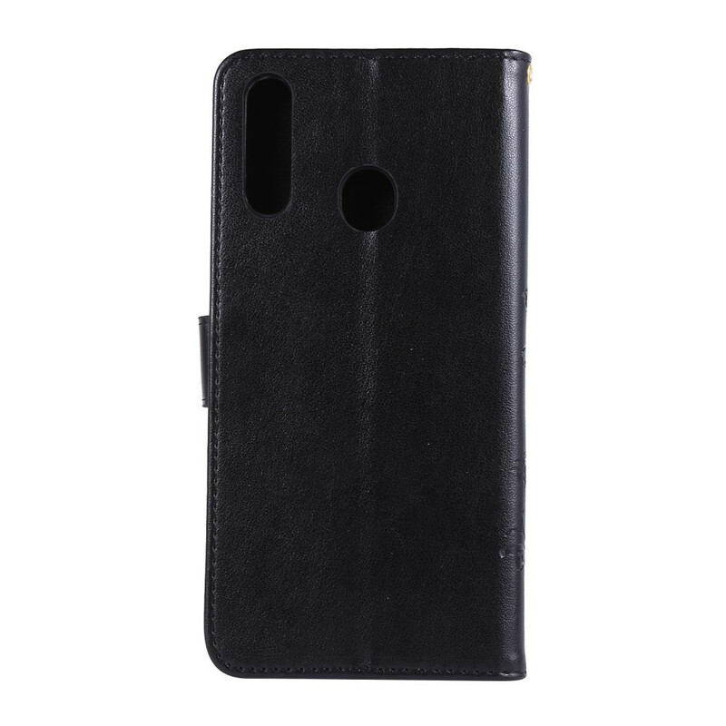 Samsung Galaxy A20s fodral Fjärilar och blommor