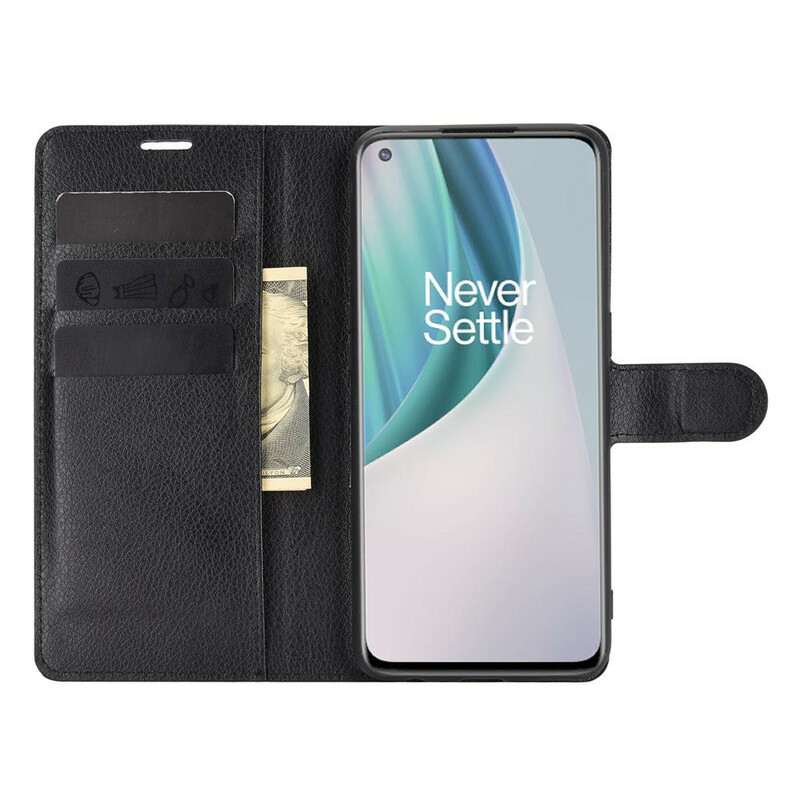 OnePlus Nord N10 Classic Lychee Effekt Case