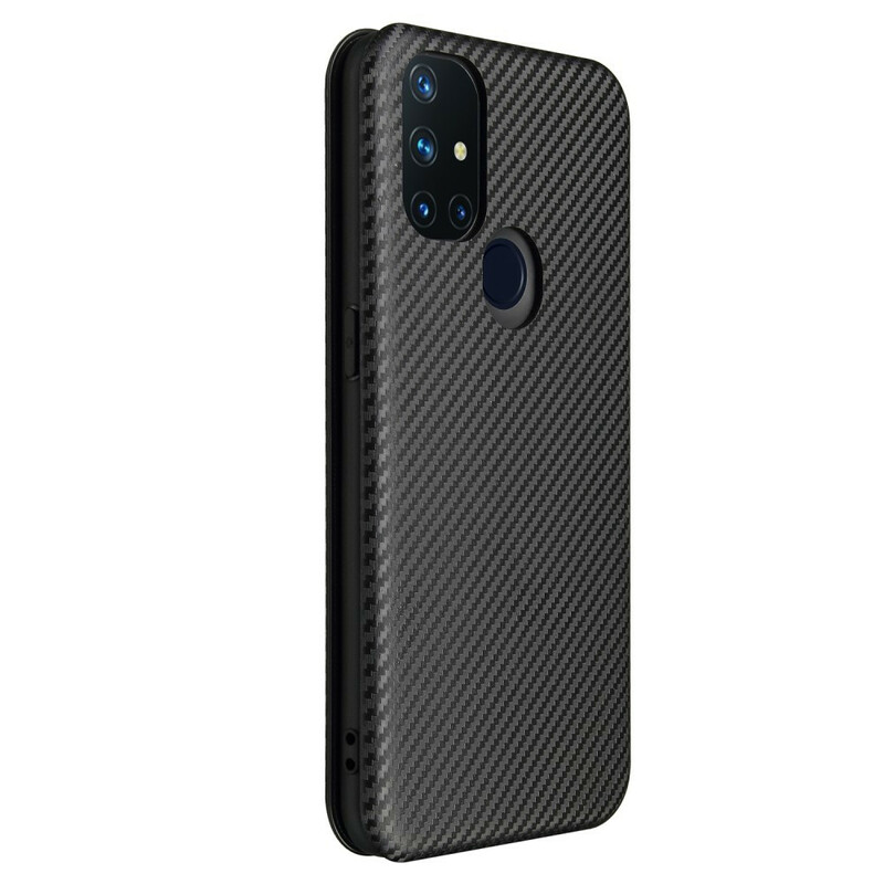 Flip Cover OnePlus Nord N10 Carbon Fiber