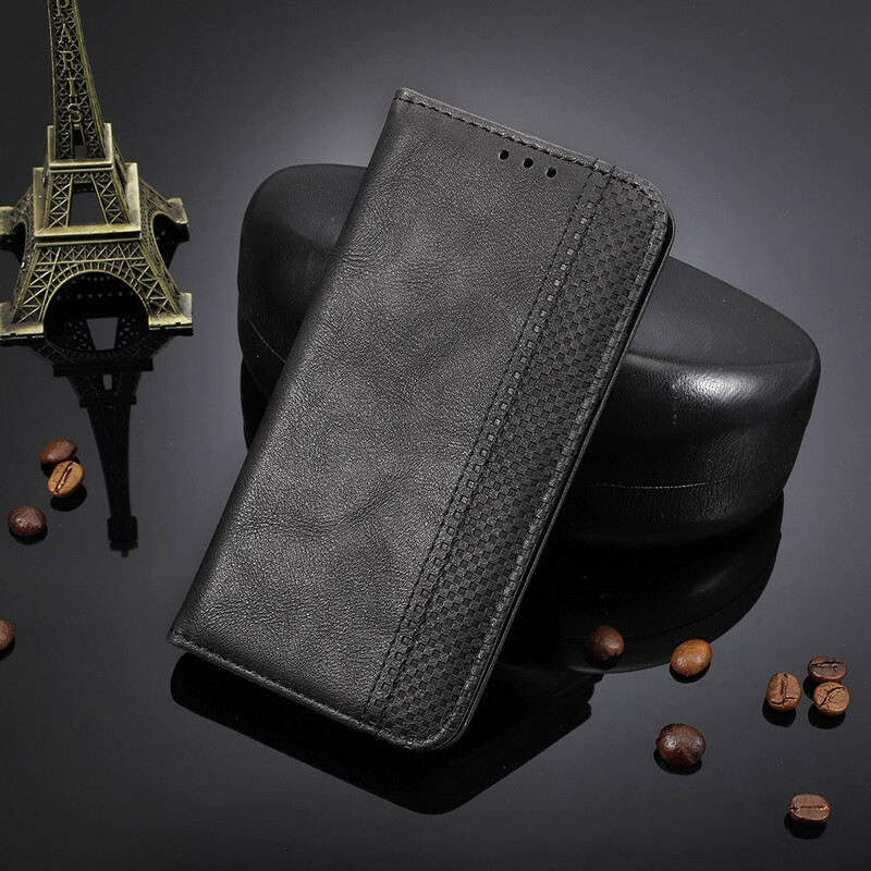Flip Cover Samsung Galaxy A20s Lädereffekt