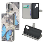 OnePlus Nord N100 Butterfly SkalBlue