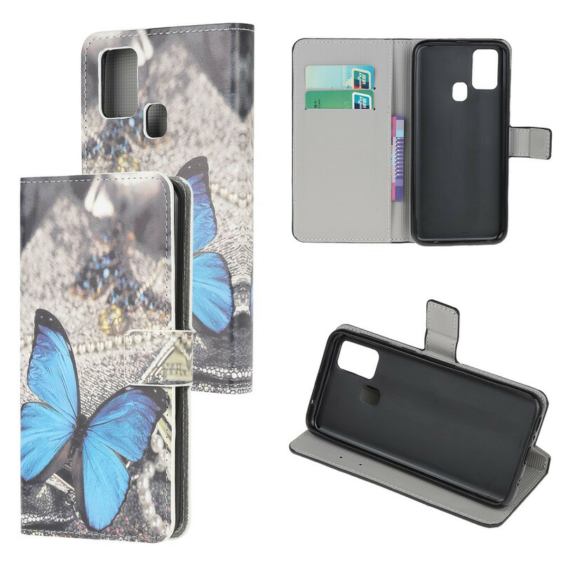 OnePlus Nord N100 Butterfly SkalBlue