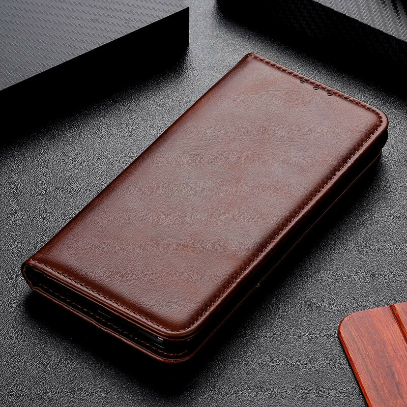 Flip Cover Sony Xperia 5 II Split Läder Elegance