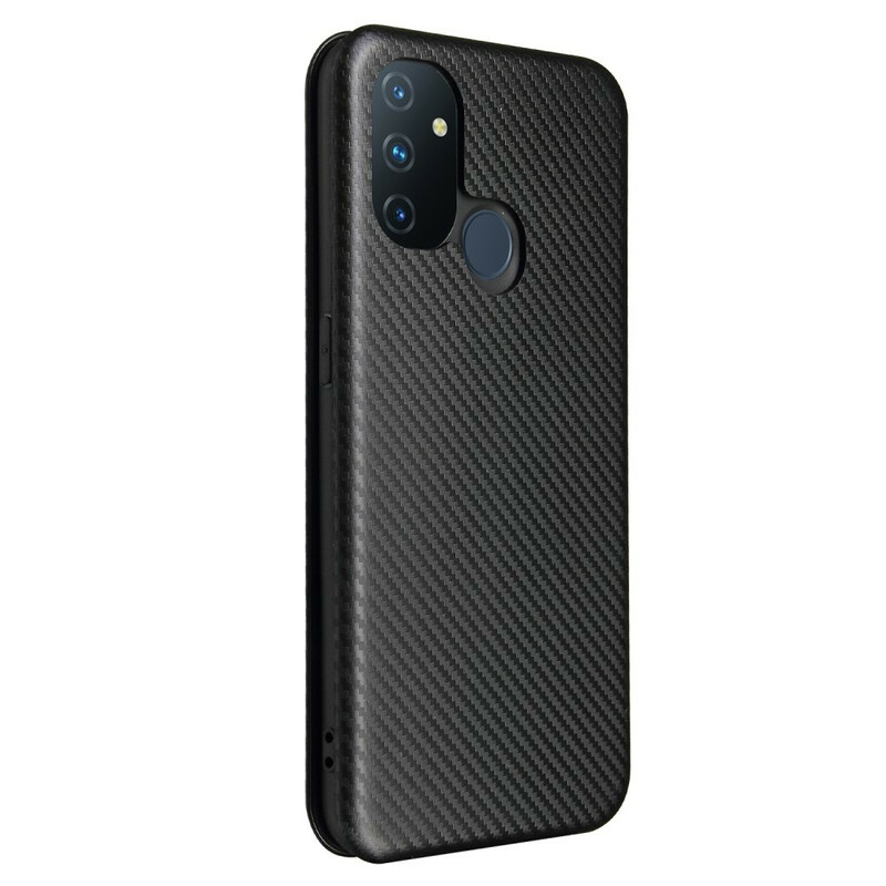 Flip Cover OnePlus Nord N100 Carbon Fiber