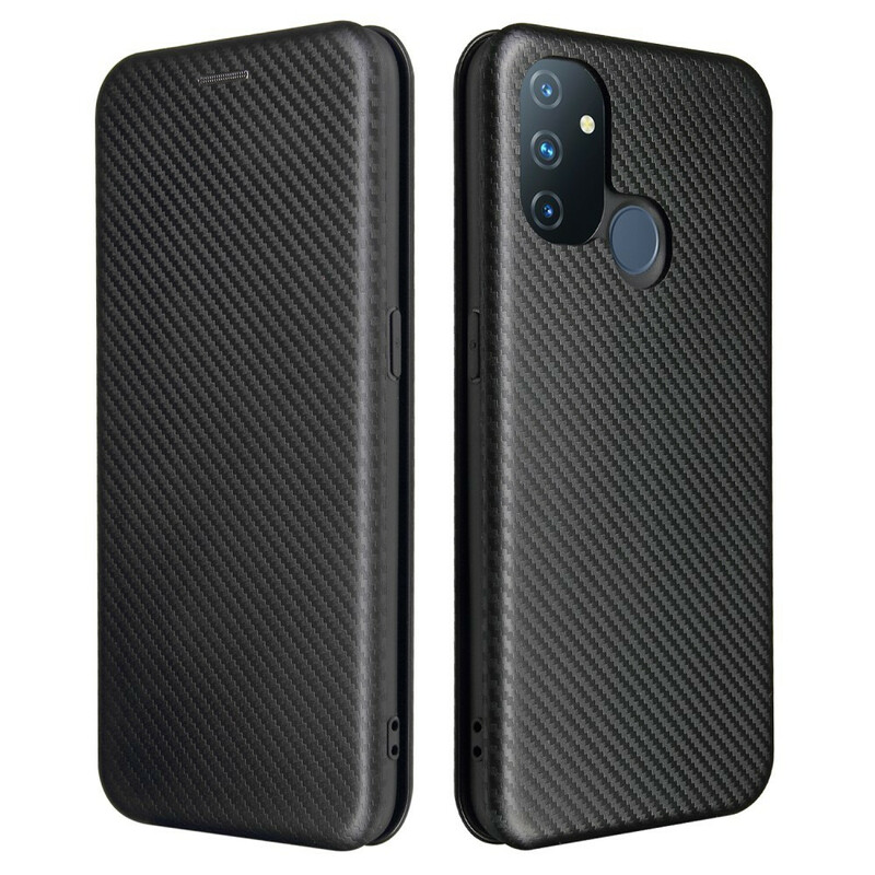 Flip Cover OnePlus Nord N100 Carbon Fiber