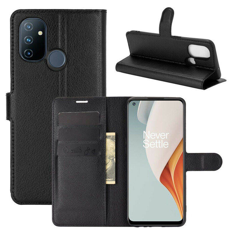 OnePlus Nord N100 Classic Lychee Effekt Case