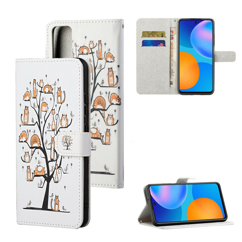 Huawei P Smart 2021 Funky Cats Rem Case