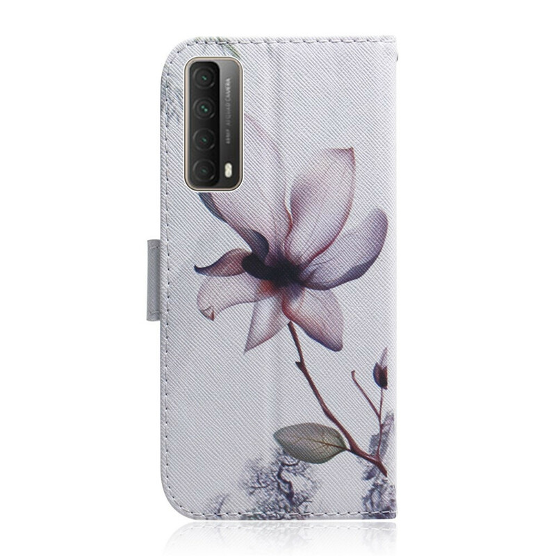 Väska Huawei P smart 2021 A Rosa blomma