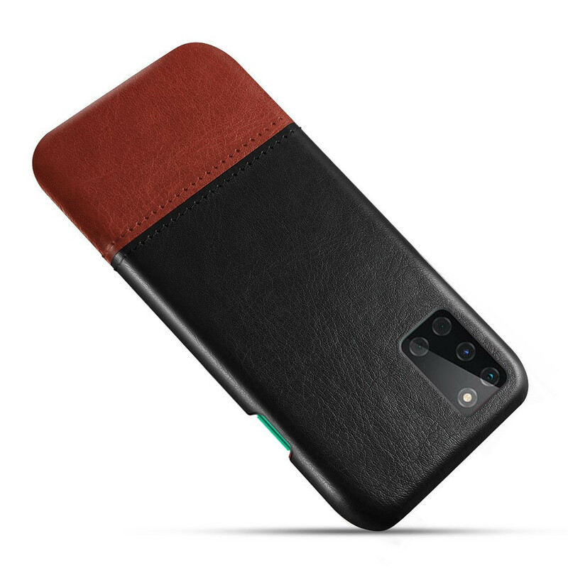 OnePlus 8T tvåfärgat läderfodral KSQ