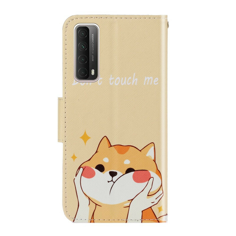 Fodral huawei P Smart 2021 Cat Don't Touch Me med nyckelband