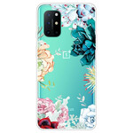 OnePlus 8T Clear Watercolour Flower Case