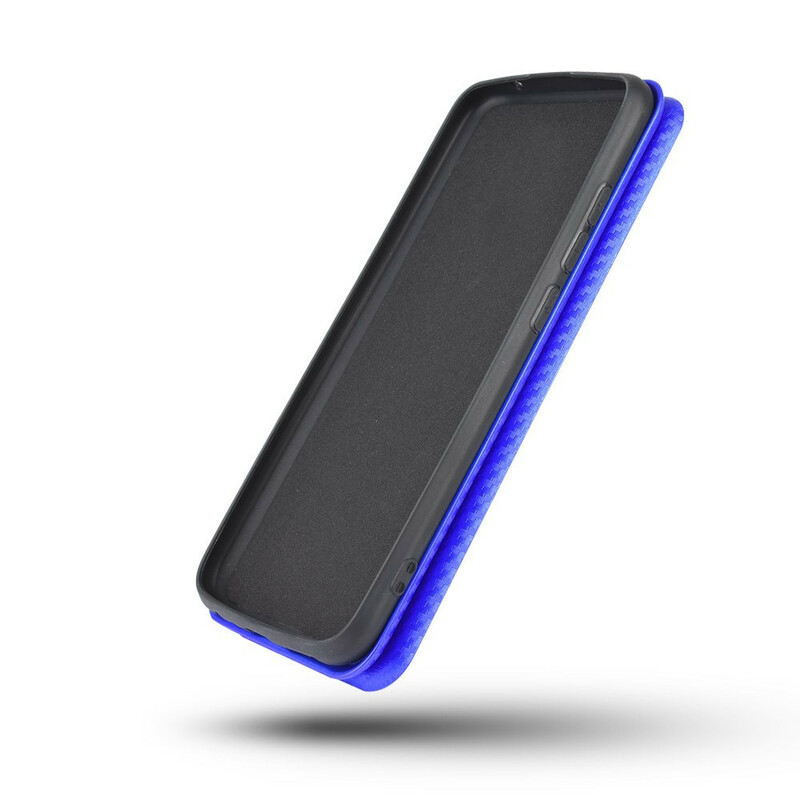Flip Cover OnePlus 8T Silikon Carbon Coloured