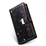 Samsung Galaxy A51 Glitter Wallet Zip Case