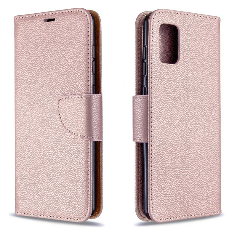 Samsung Galaxy A31 fodral Lychee Oblique Flap