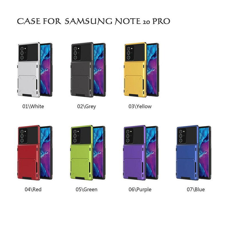 Samsung Galaxy Note 20 Ultra Card Skalmed fälla och stativ