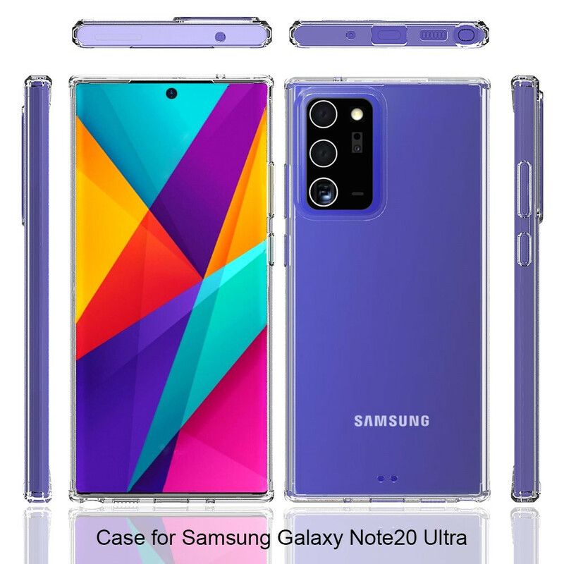 Samsung Galaxy Note 20 Ultra akrylfodral med färgade kanter