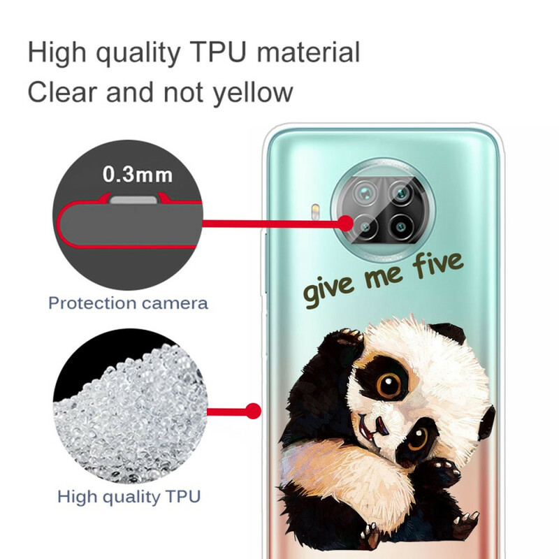 Xiaomi Mi 10T Lite 5G / Redmi Note 9 Pro 5G fodral Panda Give Me Five