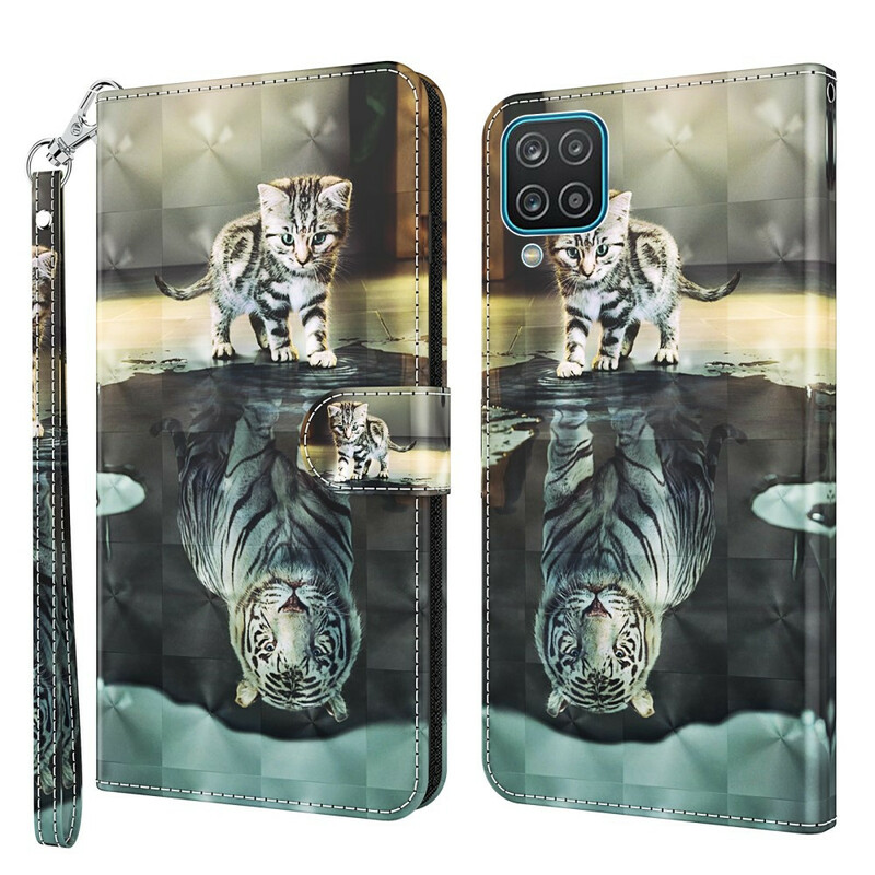 Samsung Galaxy A12-fodral Ernest The Tiger