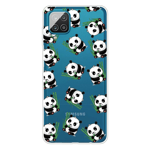 Samsung Galaxy A12 litet pandas-fodral