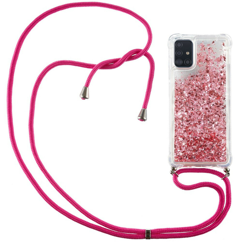 Samsung Galaxy A51 Glitter Skalmed nyckelband