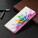 Flip Cover Samsung Galaxy A12 Watercolour Flower