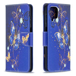 Samsung Galaxy A12 Guld Butterfly Case