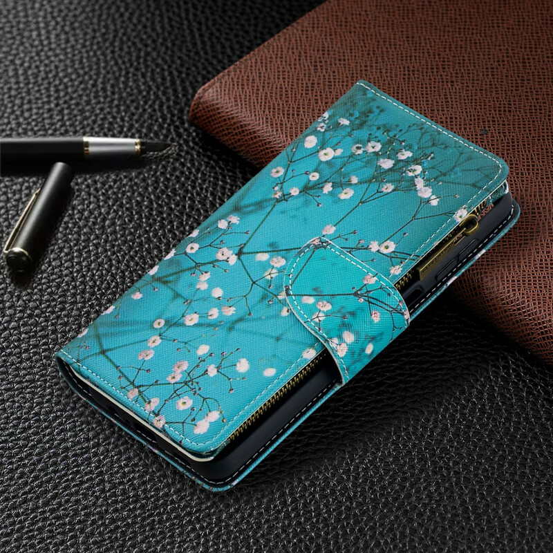 Samsung Galaxy A12 Ficka med dragkedja för trädväska