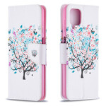 Samsung Galaxy A12 fodral med blommigt träd