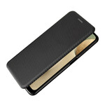 Flip Cover Samsung Galaxy A12 Carbon Fiber